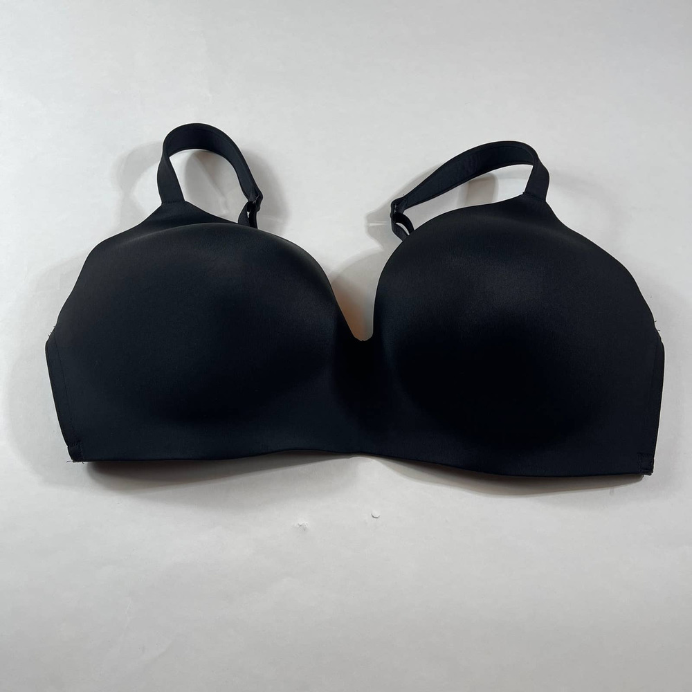 Cacique‎ Lightly Lined No Underwire Women's 40DDD Black Bra